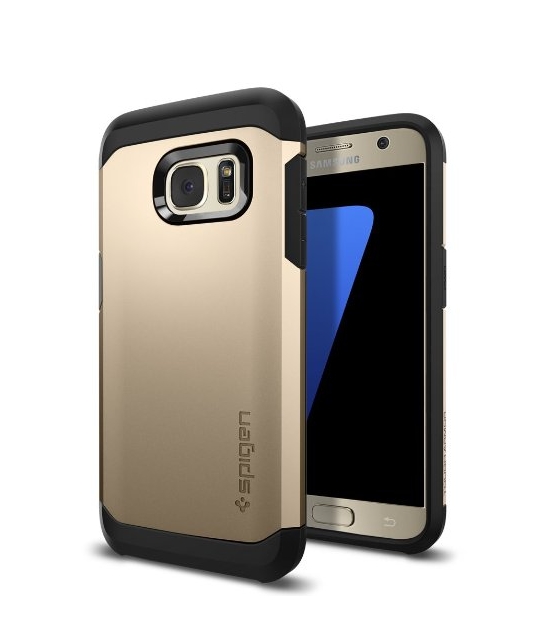 Galaxy S7 Case Spigen Tough Armor HEAVY DUTY champagne EXTREME Protection  Case for Samsung Galaxy S7
